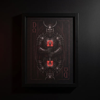 VAULTLINE | DMONIX Playing Card-Framed Poster
