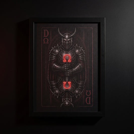 VAULTLINE | DMONIX Playing Card-Framed Poster
